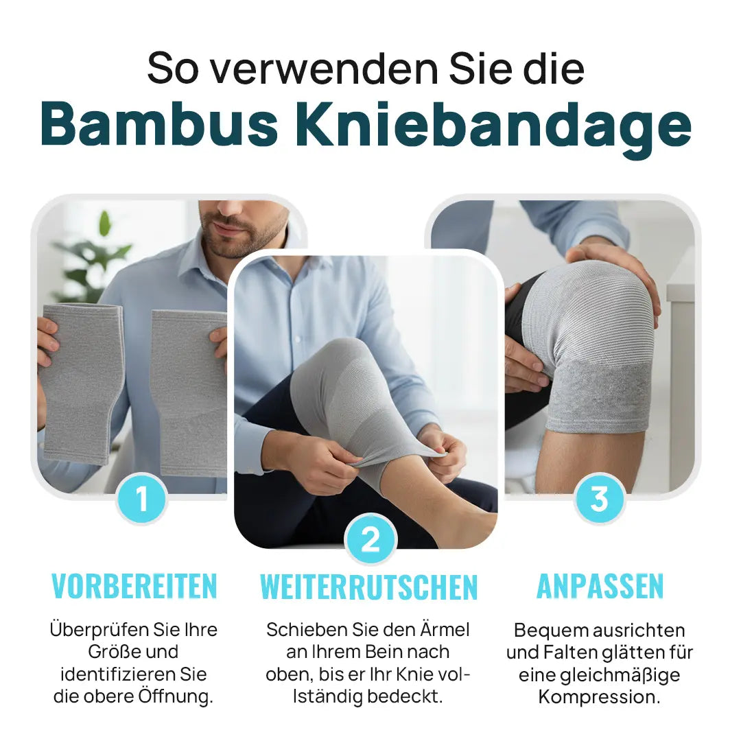 BioAktiv Bambus Kniebandage